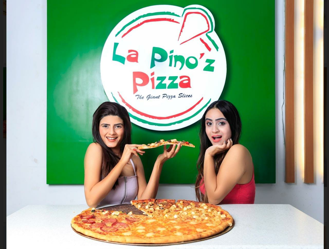 Monster Pizza challenge at La-pinoz’s Noida Sec 104