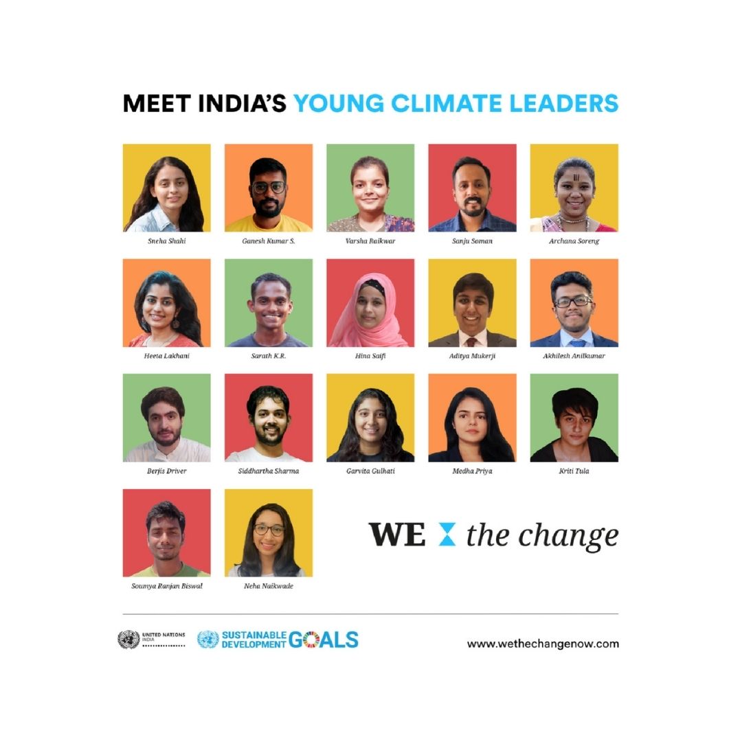 Youth climate leaders join hands with the UN to celebrate India’s climate action