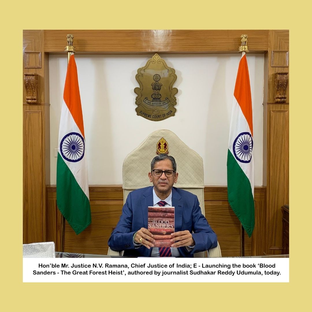 Blood Sanders – The Great Forest Heist by Sudhakar Reddy Udumula, exposes criminal politician nexus