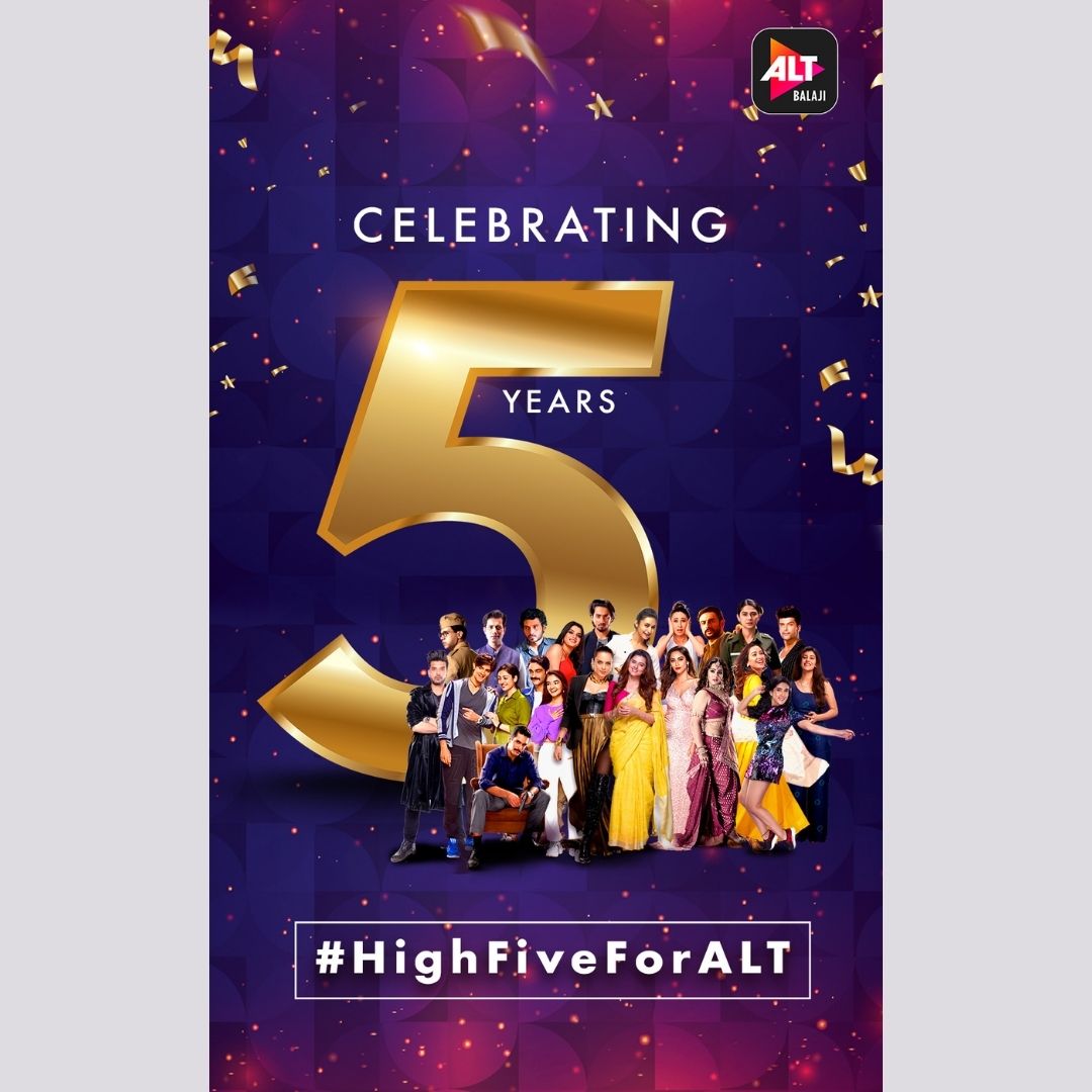 ALTBalaji turns 5 | Celebrates #High5withALT campaign with 15 brands