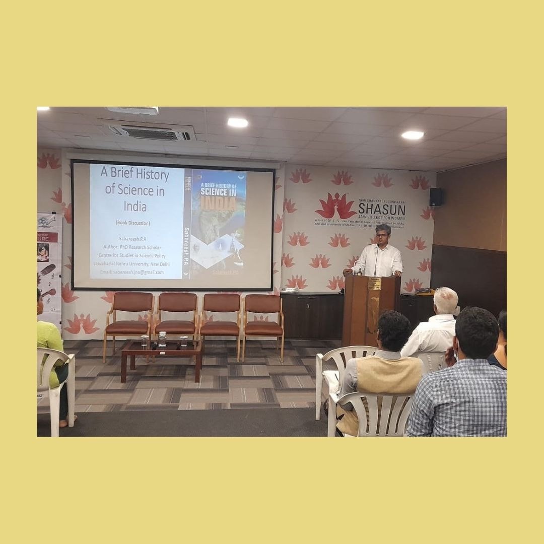 Thought Habitat’s 1st Book Discussion Event in Chennai with Author Sabareesh PA